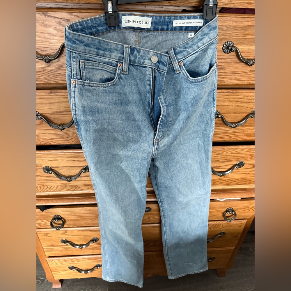 Aritzia Denim Forum 90s Naomi Super High Stovepipe Jeans - Never Worn